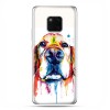 Huawei Mate 20 Pro - silikonowe etui na telefon - Pies labrador watercolor.