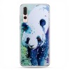 Huawei P20 Pro - silikonowe etui na telefon - Miś panda watercolor.