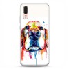 Huawei P20 - silikonowe etui na telefon - Pies labrador watercolor.