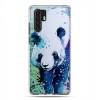 Huawei P30 Pro - silikonowe etui na telefon - Miś panda watercolor.