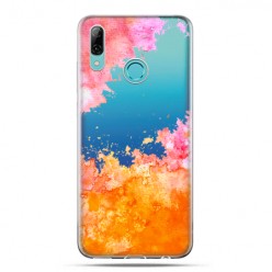 Huawei P Smart 2019 - silikonowe etui na telefon - Watercolor splash