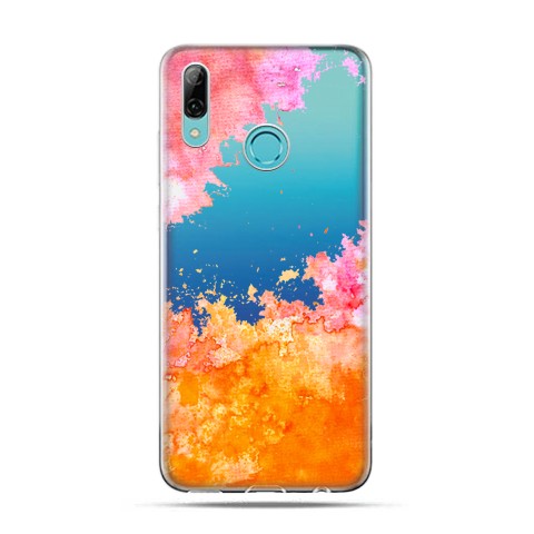 Huawei P Smart 2019 - silikonowe etui na telefon - Watercolor splash