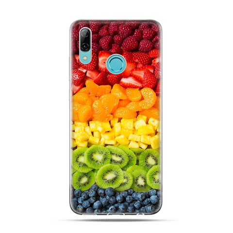 Huawei P Smart 2019 - silikonowe etui na telefon - smakowite owoce