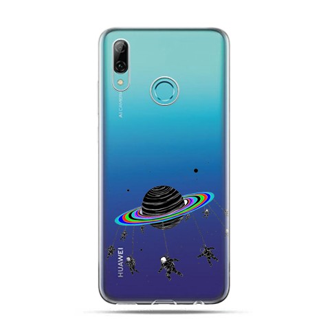 Huawei P Smart 2019 - silikonowe etui na telefon - Kosmiczna karuzela