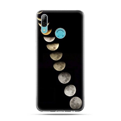 Huawei P Smart 2019 - silikonowe etui na telefon - Fazy księżyca