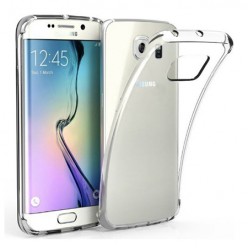 Samsung Galaxy S6 Edge - silikonowe etui na telefon Clear Case - przezroczyste.
