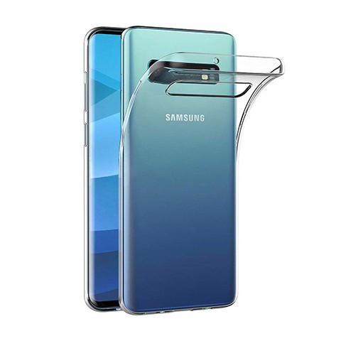 Samsung Galaxy S10 Plus - silikonowe etui na telefon Clear Case - przezroczyste.
