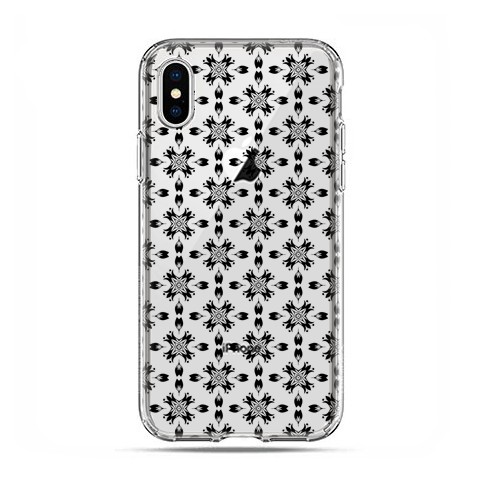 Apple iPhone X / Xs - etui na telefon - Kwiatowy pattern.