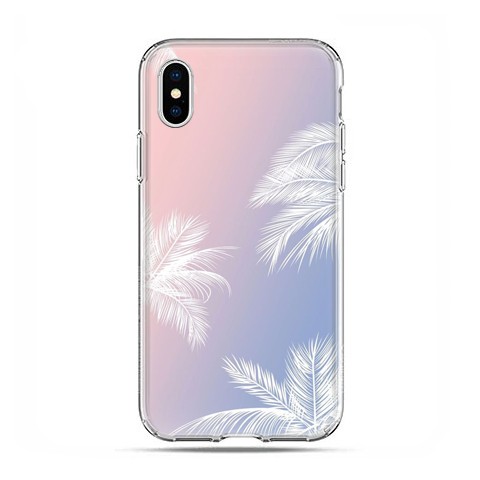 Apple iPhone X / Xs - etui na telefon - Egzotyczne palmy