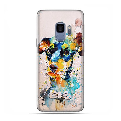Samsung Galaxy S9 - etui na telefon z grafiką - Szczeniak watercolor.