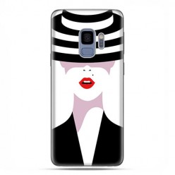 Samsung Galaxy S9 - etui na telefon z grafiką - Kobieta w kapeluszu.