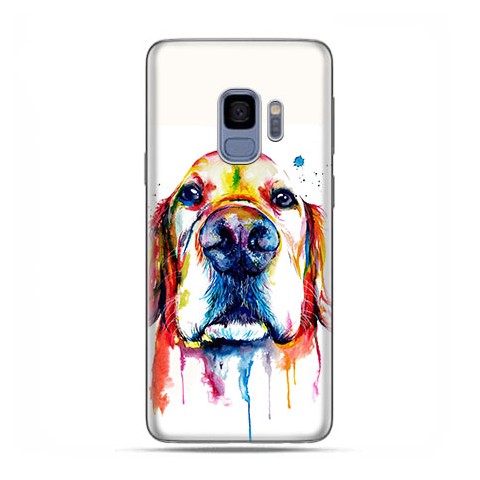 Samsung Galaxy S9 - etui na telefon z grafiką - Pies labrador watercolor.