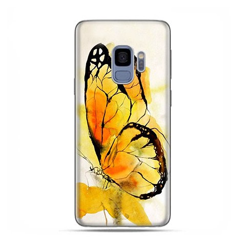 Samsung Galaxy S9 - etui na telefon z grafiką - Motyl watercolor.