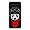 Samsung Galaxy S10 - etui na telefon z grafiką - Panda w czapce.