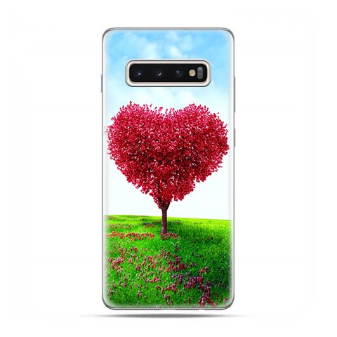 Samsung Galaxy S10 - etui na telefon z grafiką - Serce z drzewa.