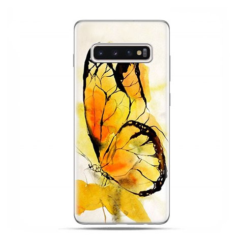 Samsung Galaxy S10 - etui na telefon z grafiką - Motyl watercolor.