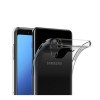 Samsung Galaxy A8 2018 - etui na telefon z grafiką - Pies Husky watercolor.