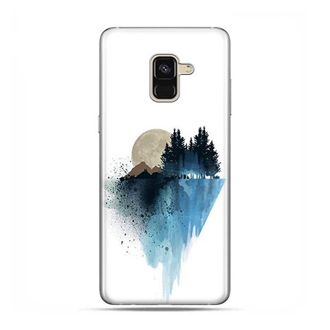 Samsung Galaxy A8 2018 - etui na telefon z grafiką - Górski krajobraz.