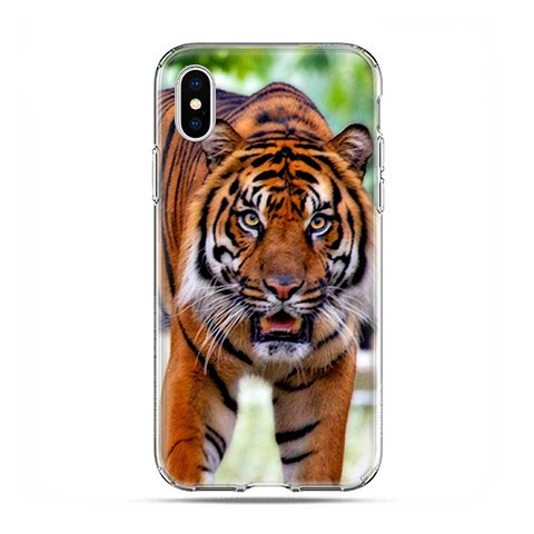Apple iPhone X / Xs - etui na telefon - Dumny tygrys