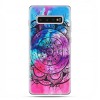 Samsung Galaxy S10 Plus - etui na telefon z grafiką - Rozeta watercolor.