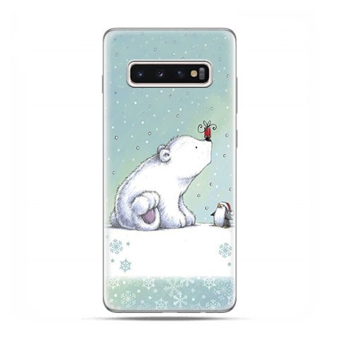 Samsung Galaxy S10 Plus - etui na telefon z grafiką - Polarne zwierzaki.