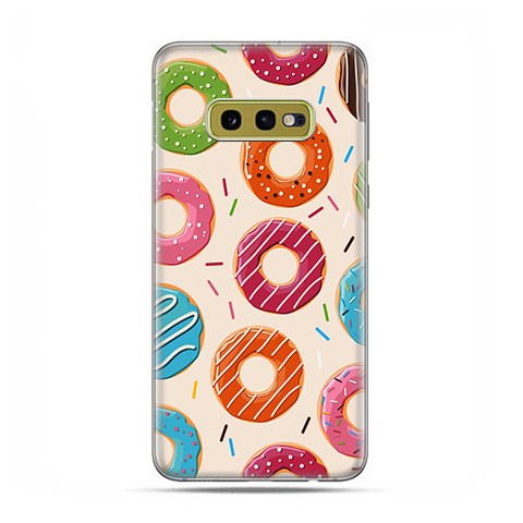 Samsung Galaxy S10e - etui na telefon z grafiką - Kolorowe pączki.
