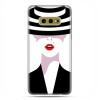 Samsung Galaxy S10e - etui na telefon z grafiką - Kobieta w kapeluszu.