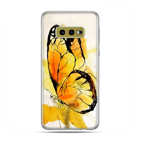 Samsung Galaxy S10e - etui na telefon z grafiką - Motyl watercolor.