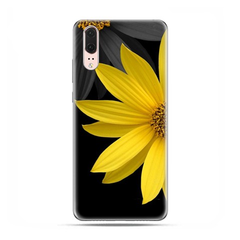 Huawei P20 - etui na telefon z grafiką - Żółty słonecznik