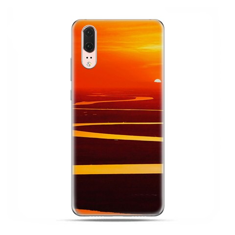 Huawei P20 - etui na telefon z grafiką - Zachód słońca nad Amazonką