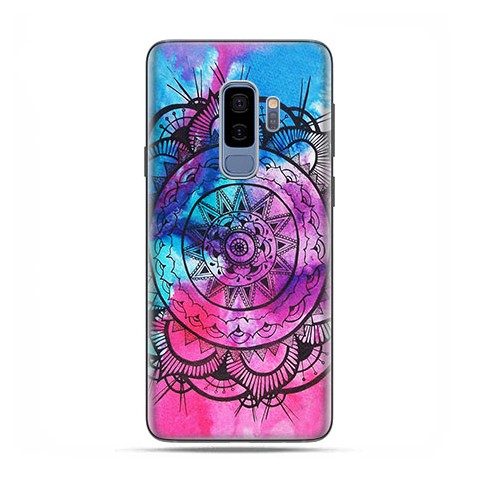Samsung Galaxy S9 Plus - etui na telefon z grafiką - Rozeta watercolor.