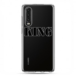 Huawei P30 - silikonowe etui na telefon - King