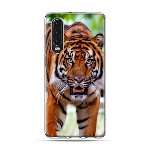 Huawei P30 - silikonowe etui na telefon - Dumny tygrys
