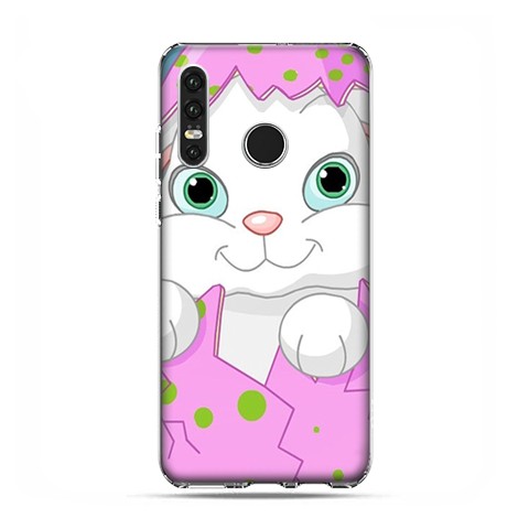 Huawei P30 Lite - etui na telefon - Różowy królik