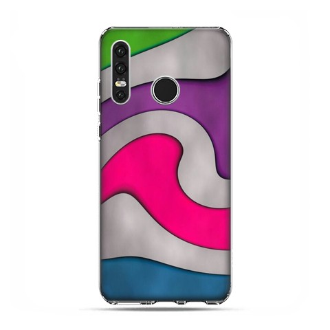 Huawei P30 Lite - etui na telefon - Kolorowa roztopiona plastelina