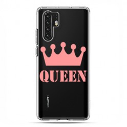 Huawei P30 Pro - etui na telefon - Queen z różową koroną