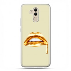 Huawei Mate 20 Lite - etui na telefon - złoto usta
