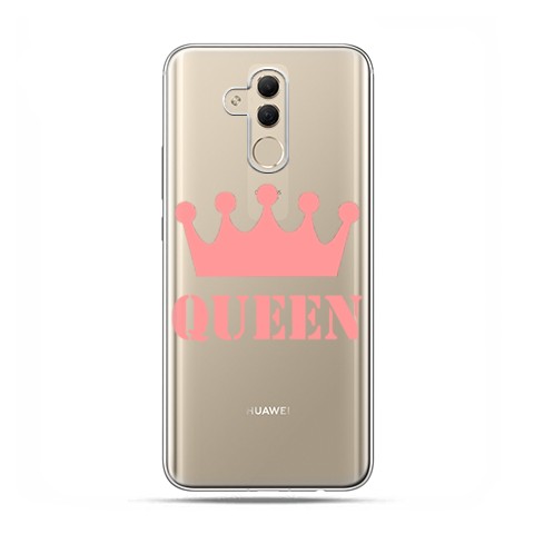 Huawei Mate 20 Lite - etui na telefon - Queen z różową koroną