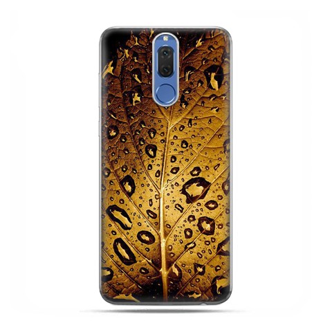 Huawei Mate 10 Lite - etui na telefon - Złoty liść