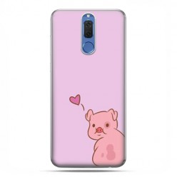 Huawei Mate 10 Lite - etui na telefon - Zakochana świnka