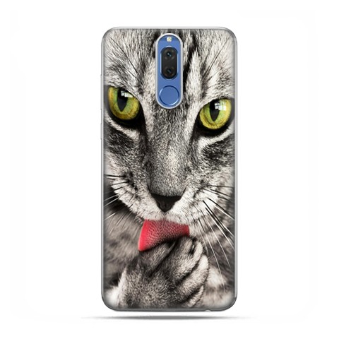 Huawei Mate 10 Lite - etui na telefon - Kot liżący łapę
