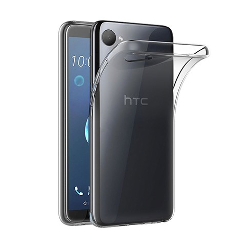 HTC Desire 12 - silikonowe etui na telefon Clear Case - przezroczyste.