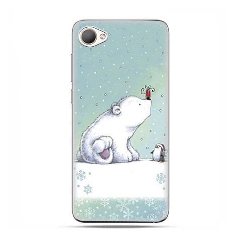 HTC Desire 12 - etui na telefon z grafiką - Polarne zwierzaki.