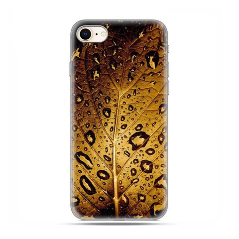 Apple iPhone 8 - etui case na telefon - Złoty liść