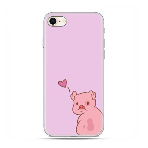 Apple iPhone 8 - etui case na telefon - Zakochana świnka