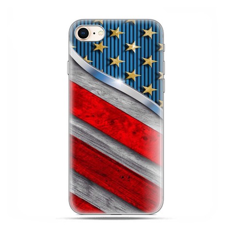Apple iPhone 8 - etui case na telefon - Amerykańskie barwy