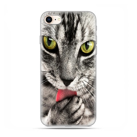 Apple iPhone 8 - etui case na telefon - Kot liżący łapę