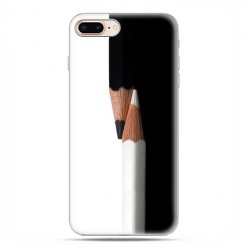 Apple iPhone 8 - etui case na telefon - Biały i czarny ołówek