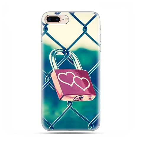Apple iPhone 8 - etui case na telefon - Kłódka symbol wiecznej miłości