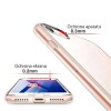 Apple iPhone 8 - etui case na telefon - Czerwony marmur ze złotymi liniami